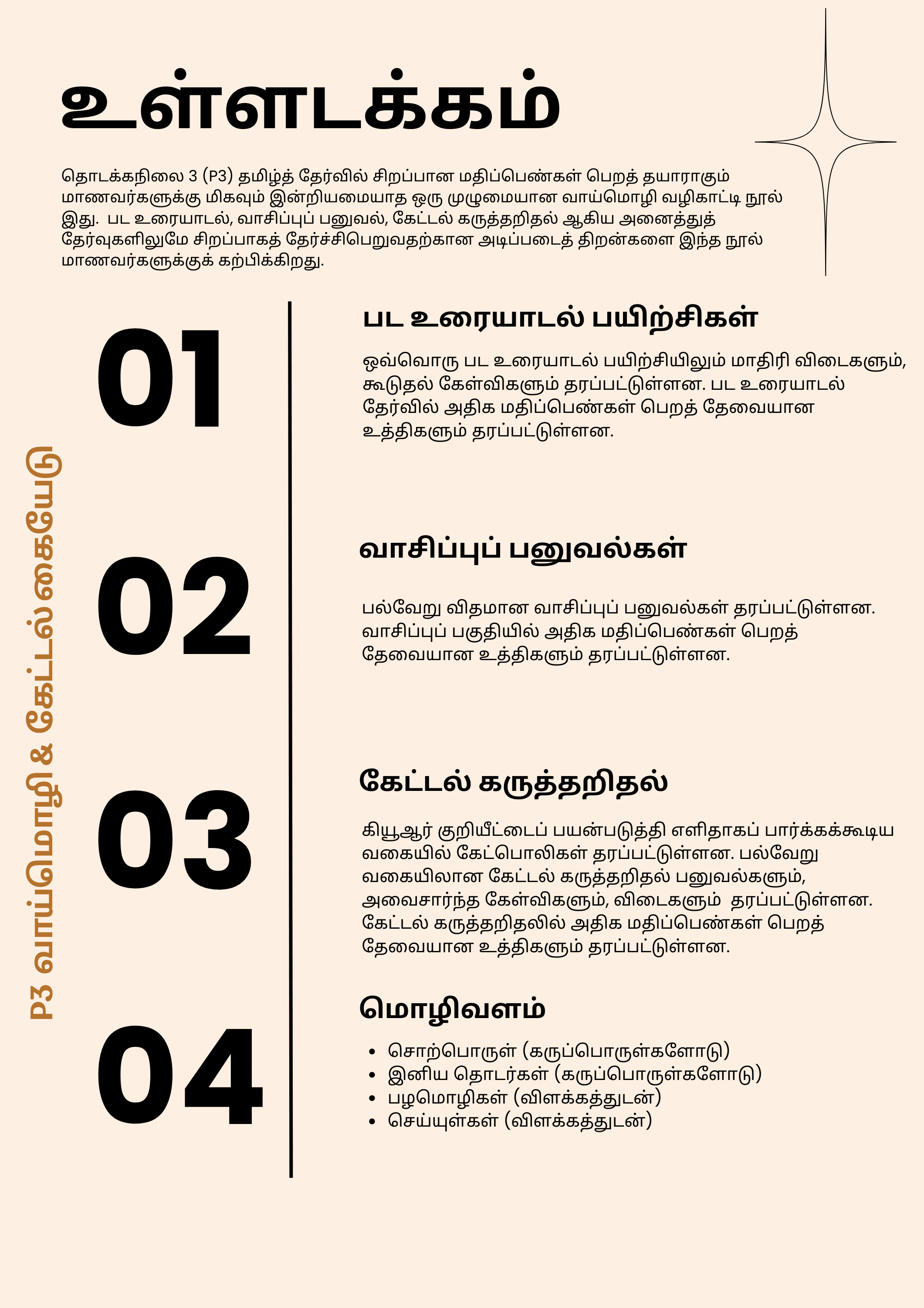 Primary 3 Tamil Oral Guide TOC